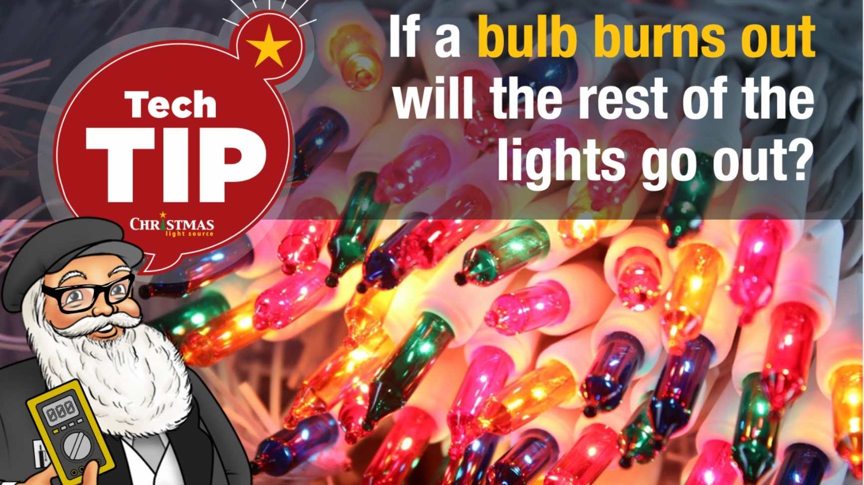 What the Tech: How to find a bad bulb on Christmas lights