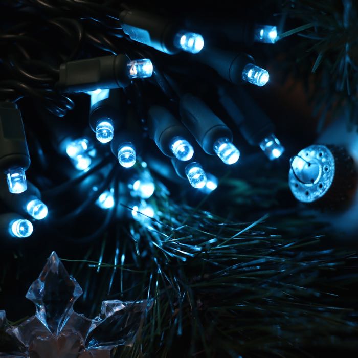 Teal LED Christmas Lights