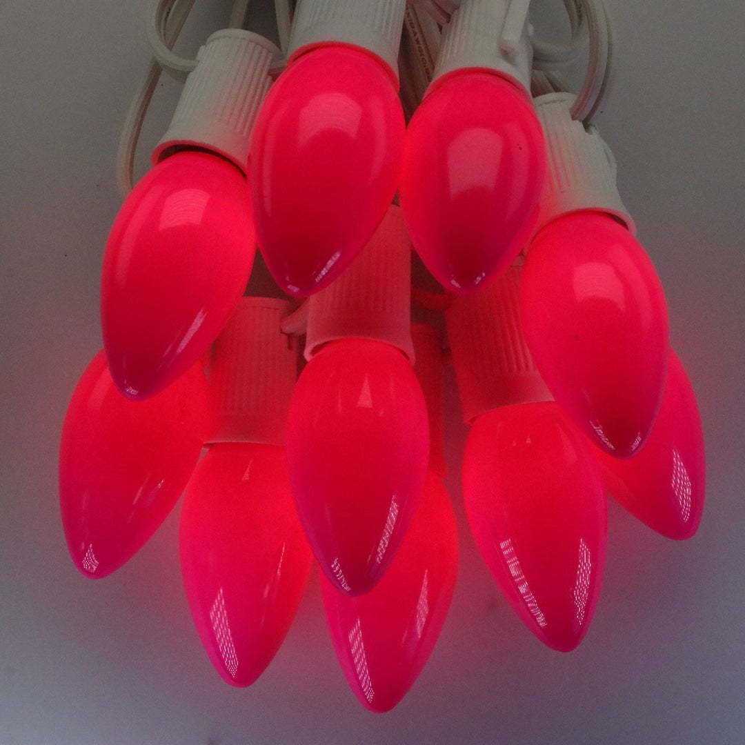 Pink Glass Bulbs