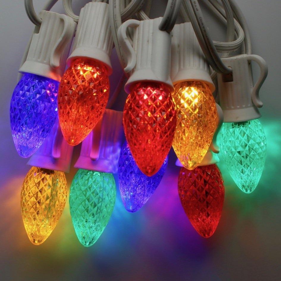 C9 Smooth Quick Change LED Bulbs E17 Bases – Christmas Light Source