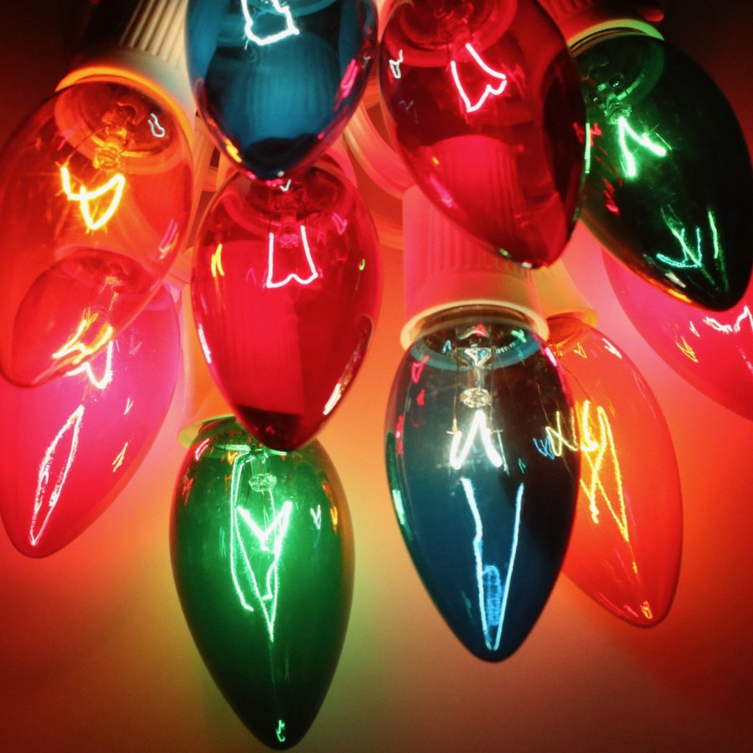 Multicolor Glass Bulbs