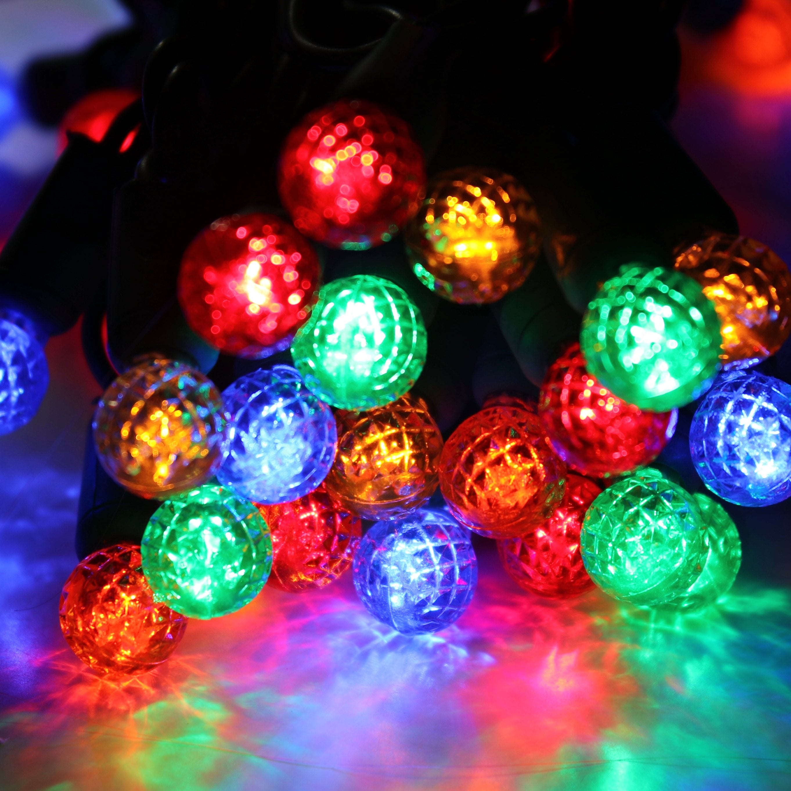 Multicolor led deals string lights