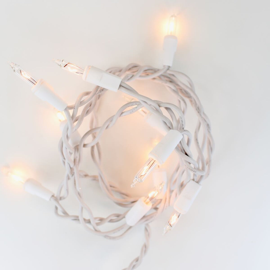 Clear Replacement Party String Lights - 10' Green Wire