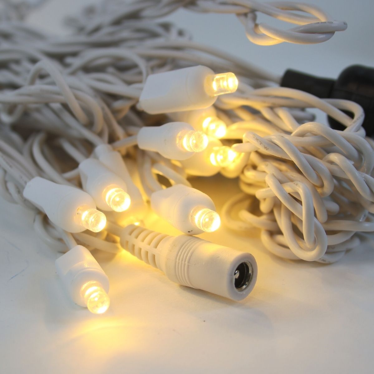 12 Volt LED Light Set Warm White White Wire