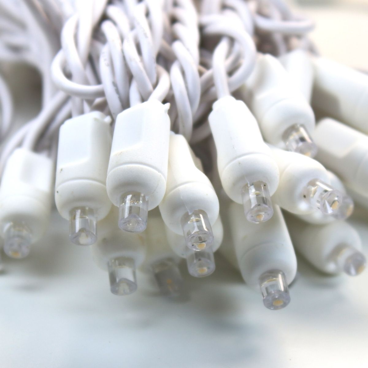 White wire deals string lights