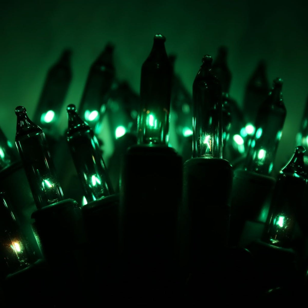 50-bulb Multicolor Mini Lights, 4 Spacing, Black Wire – Christmas Light  Source