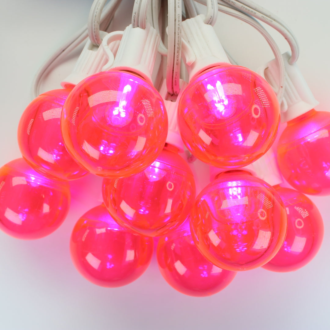 Smooth Source Bulbs Bases Pink Light LED – Christmas E12 G40
